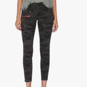 Etienne Marcel Gray Camouflage Skinny Jeans for Women - 27